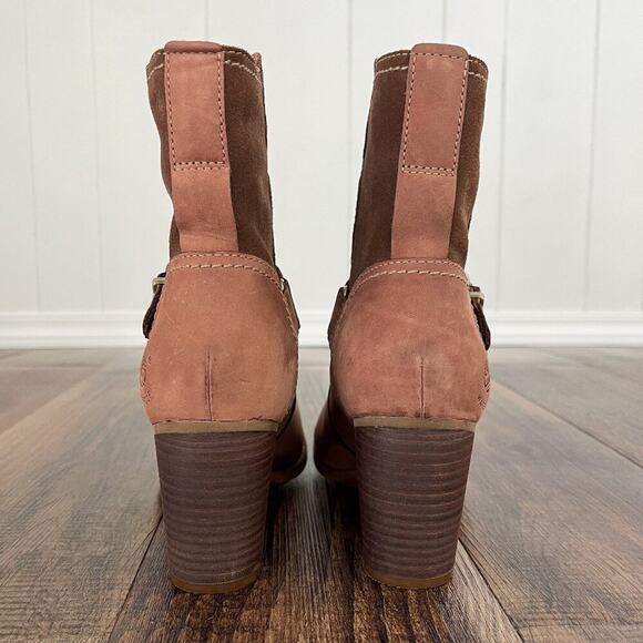 Timberland Earthkeepers Rudston Mid Waterproof Boot Pull On Buckle Size 8 Brown - Picture 7 of 16